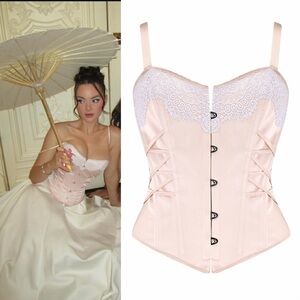 Scarlett Gasque The Strawberry shortcake silk corset